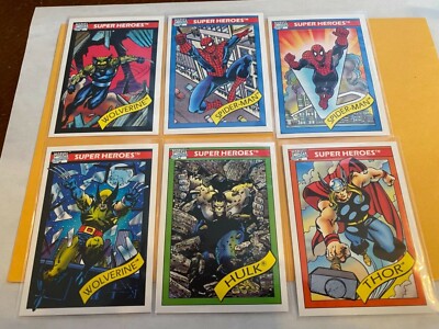 1990 Marvel Universe Series 1 Complete Set 1-162 Cards & Marvel