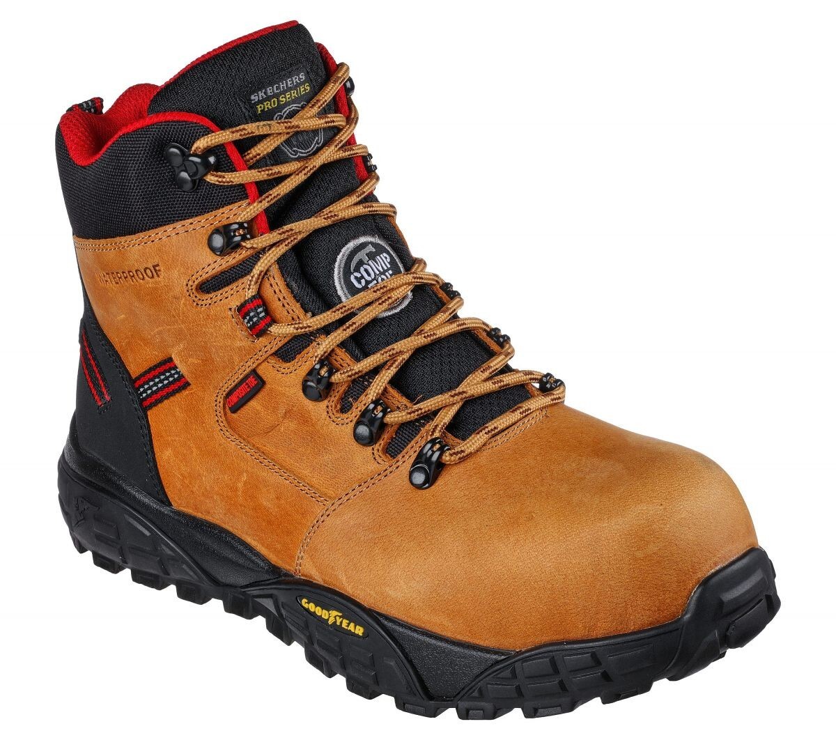 Skechers Mens Treadix Comp Toe Work Boot Brown Size 13 M Amazon.com: Skechers Work TreadixTrental Work Boot Mens Boot  main image 4