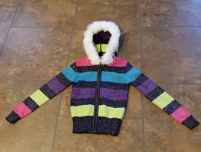 Basic Editions kid's hoody sweater jacket. S (6/6X).            C25