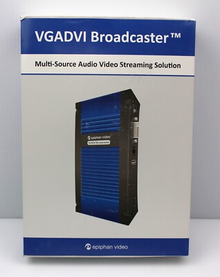 Epiphan | VGADVI Broadcaster | VGA, DVI, HDMI Video Encoder-Open Box
