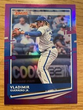 2020 Donors #102 Vladimir Guerrero Jr. Purple Holo Variation SP