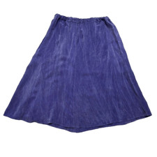 Ladies Vintage Purple Silk/Silk Blend Maxi Skirt Size Medium