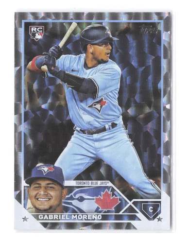 2023 Topps Gabriel Moreno Silver Pattern Foilboard RC Rookie Card 169 Blue Jays