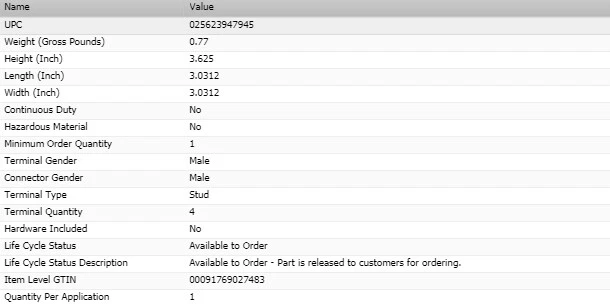 Соленоид стартера SMP для 1957-1962 MERMERCURY COMMUTER - Изображение 2 из 4