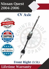 New OE Front Right CV Axle For 2004-2006 Nissan Quest 3.5L Lifetime Warranty