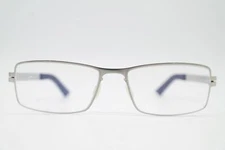 Glasses Optical Workshop Grafix GX 6114 Titanium Silver Square Frame New