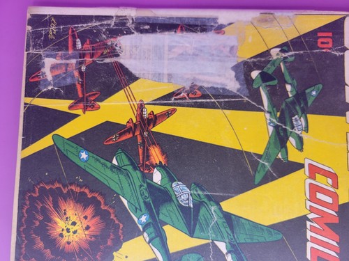 CONTACT COMICS #3 1944 BAJO ESTADO SIN CONTRAPORTADA LB COLE COVER - Imagen 5 de 10
