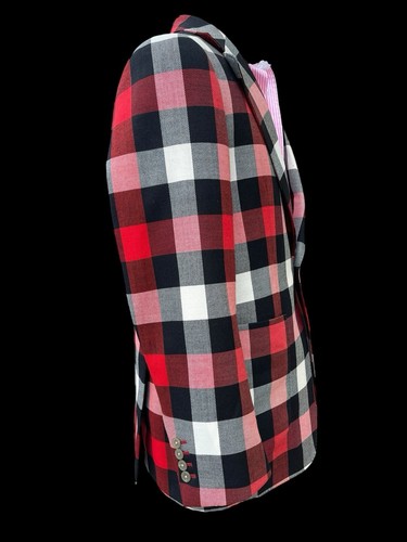Bespoke Barrington & Ayre Sport Coat 40R Marling & Evans Check Wool RRP £795 - Picture 5 of 16