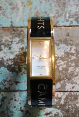 Kate Spade Bangle Watch “Lights Camera Action” Steal The Show Hinged Idiom Bangle | Kate Spade New York  main image 4