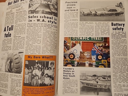 Olympic Tyres News April- May 1976 - Picture 2 of 4