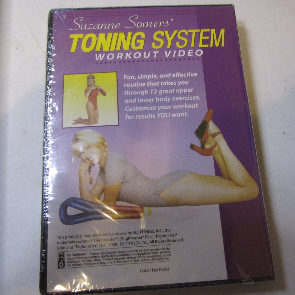 Suzanne Somers' TONING SYSTEM Workout Video DVD 12 Upper & Lower