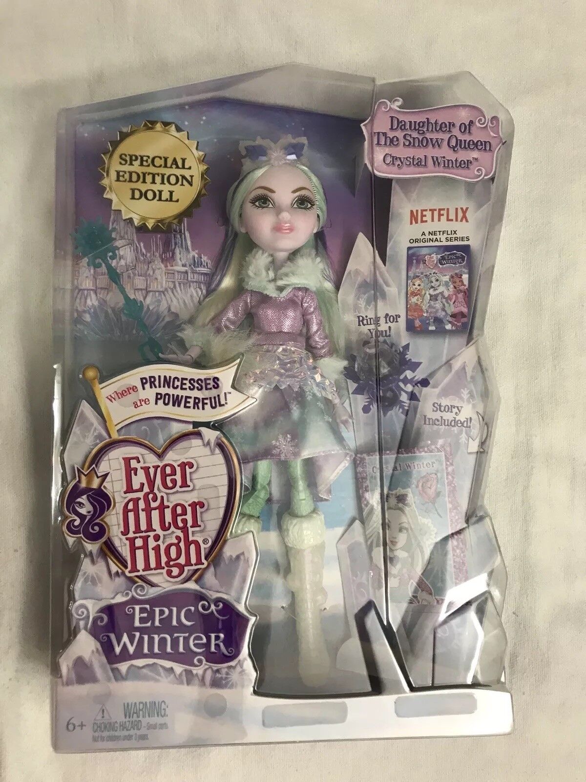 Bonecas Ever After High Cristal Winter Usada