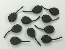 Carp Fishing Weights, 10 x Flat Pear Inline Leads  1.1oz - 3.0oz + FREE GIFT