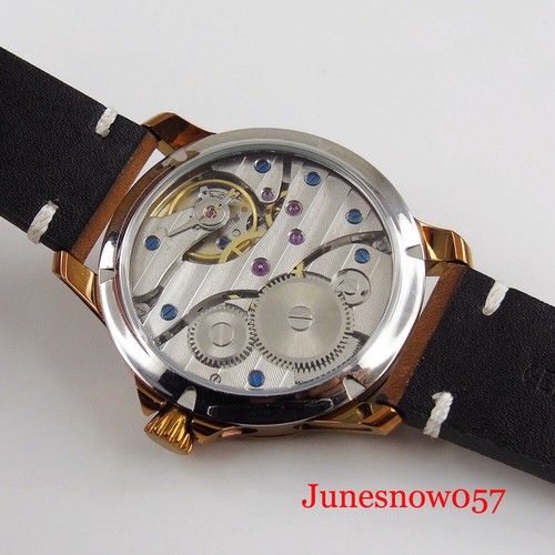 Classic Bronzed Coated Manual Men Watch 6497 Hand Winding Movement Sterile Dial - Picture 7 of 7