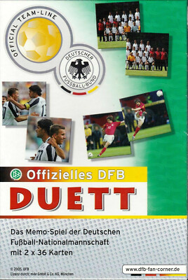 Offizielles DFB Duett Memo Spiel Deutschen Fußball Nationalmannschaft Neu OVP