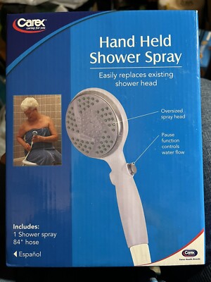 Carex Handheld Shower Head with Extra Long 84'' Flexible Hose