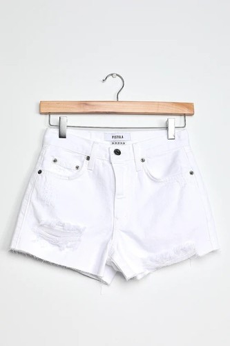 PISTOLA Nova Shorts Jeans White 