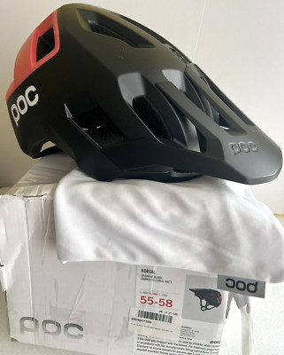 New POC Kortal Helmet Bike Ebike Uranium Coral Black Matt 55-58 Sz Medium