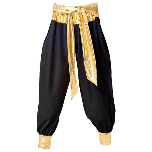 Men's Arabian Prince Costume Set Braided Trimming Vest Harem Pants Halloween - Picture 40 of 111