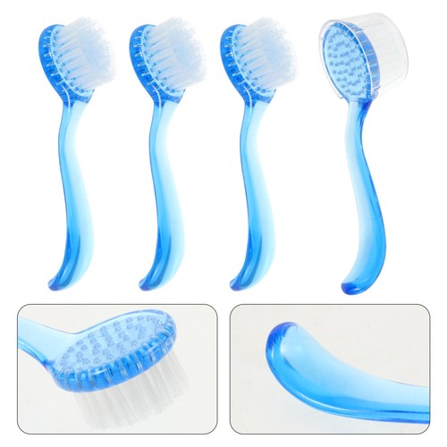 4 PZ Spazzola Corno Uomo Esfoliante Viso Scrub Corpo Scrubber Esfoliante - Foto 7 di 12