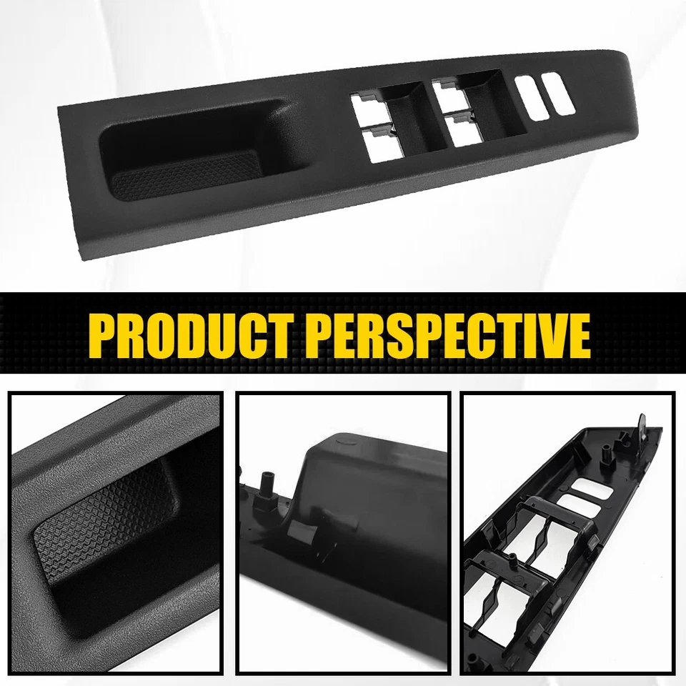 Bisel del panel de interruptores del lado del conductor de la ventana delantera para Toyota Yaris 2012-2014 izquierda E Foto 4 de 4