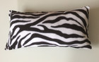 Soft and Cozy Fleece Zebra Print Scatter Cushion - Polyester filled
