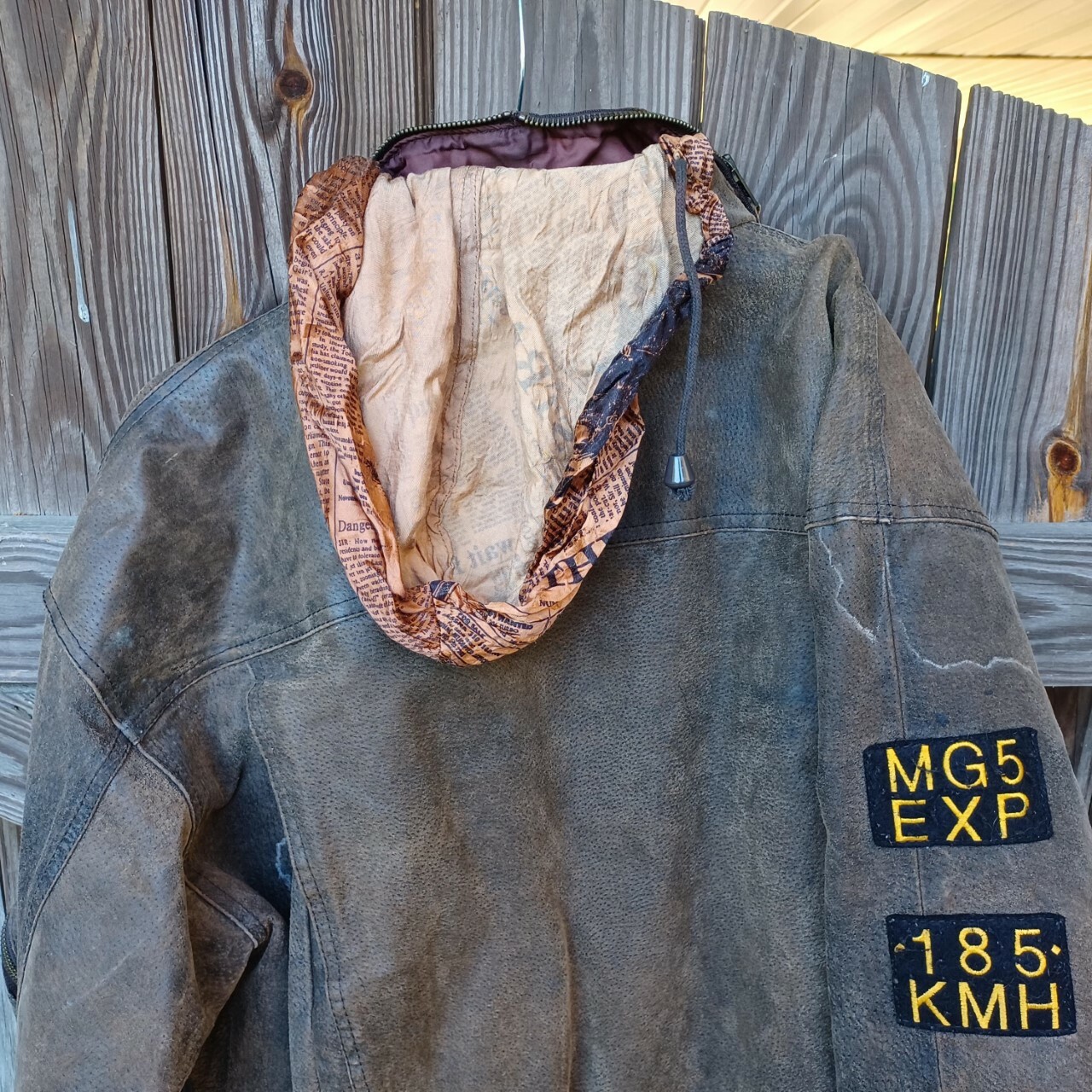 mens vintage leather jacket eBay