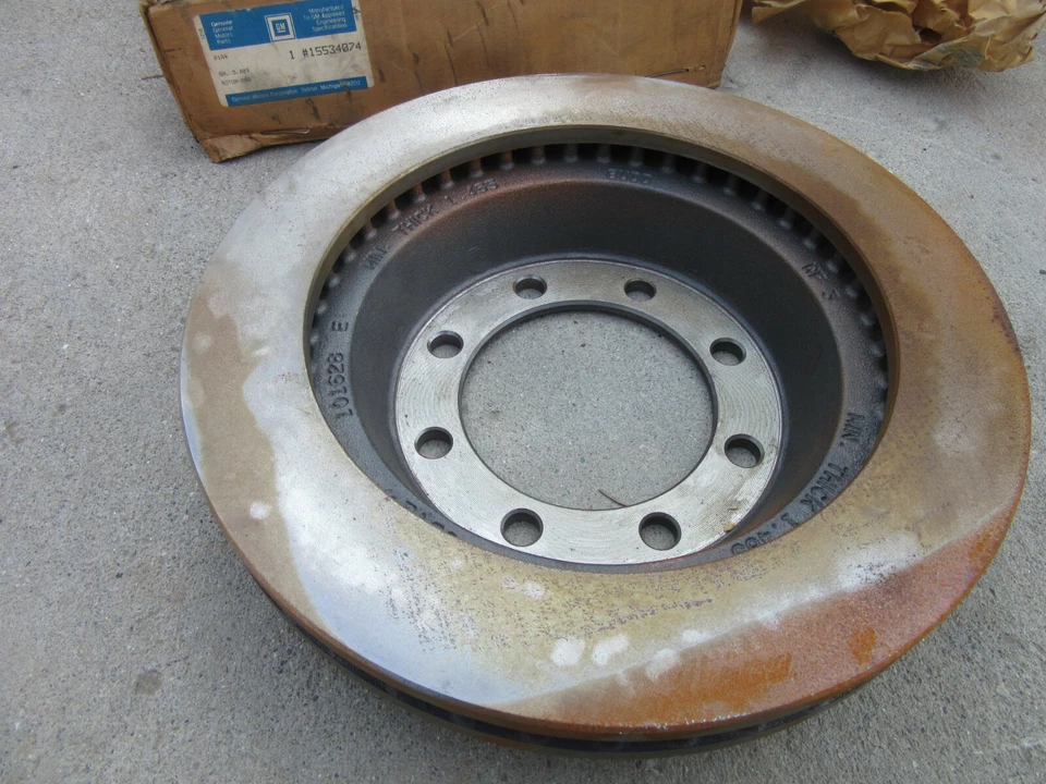 Nos GM 15534074 Rotor de freno delantero ¡GENUINO OEM EE. UU.!!! Foto 4 de 4
