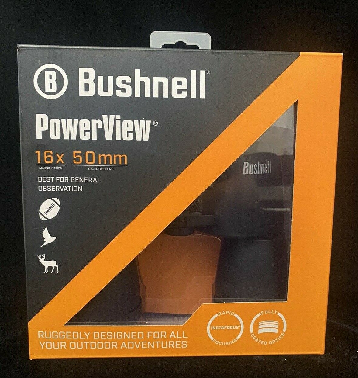 Bushnell PowerView 16x50mm Binoculars 131650CL