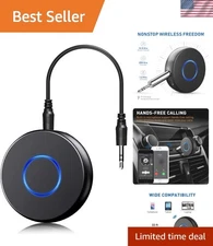 Portable Bluetooth 5.0 Adapter: Enhance Your Car with Wireless Audio & Calls