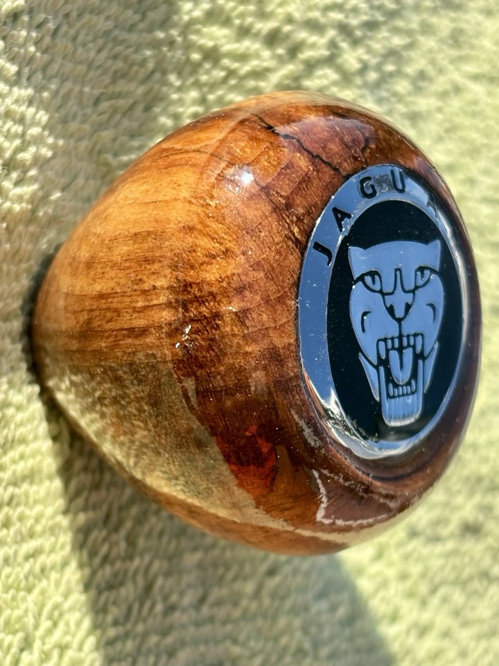 JAGUAR XJ6, XJS, XJ8, XK8, XJR, XKR, XK, tipo S, tipo X, perilla de cambio de marchas de madera de burl XK Foto 2 de 4