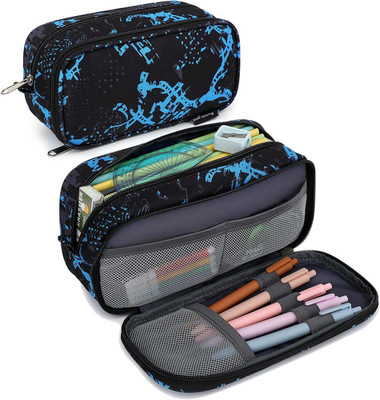 Pencil Cases for kids, Large Capacity Pencil Pouch, Office College School Marker