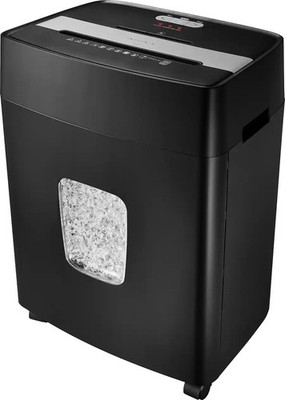Insignia - 10-Sheet Microcut Paper - Credit Card Shredder - Black - Read