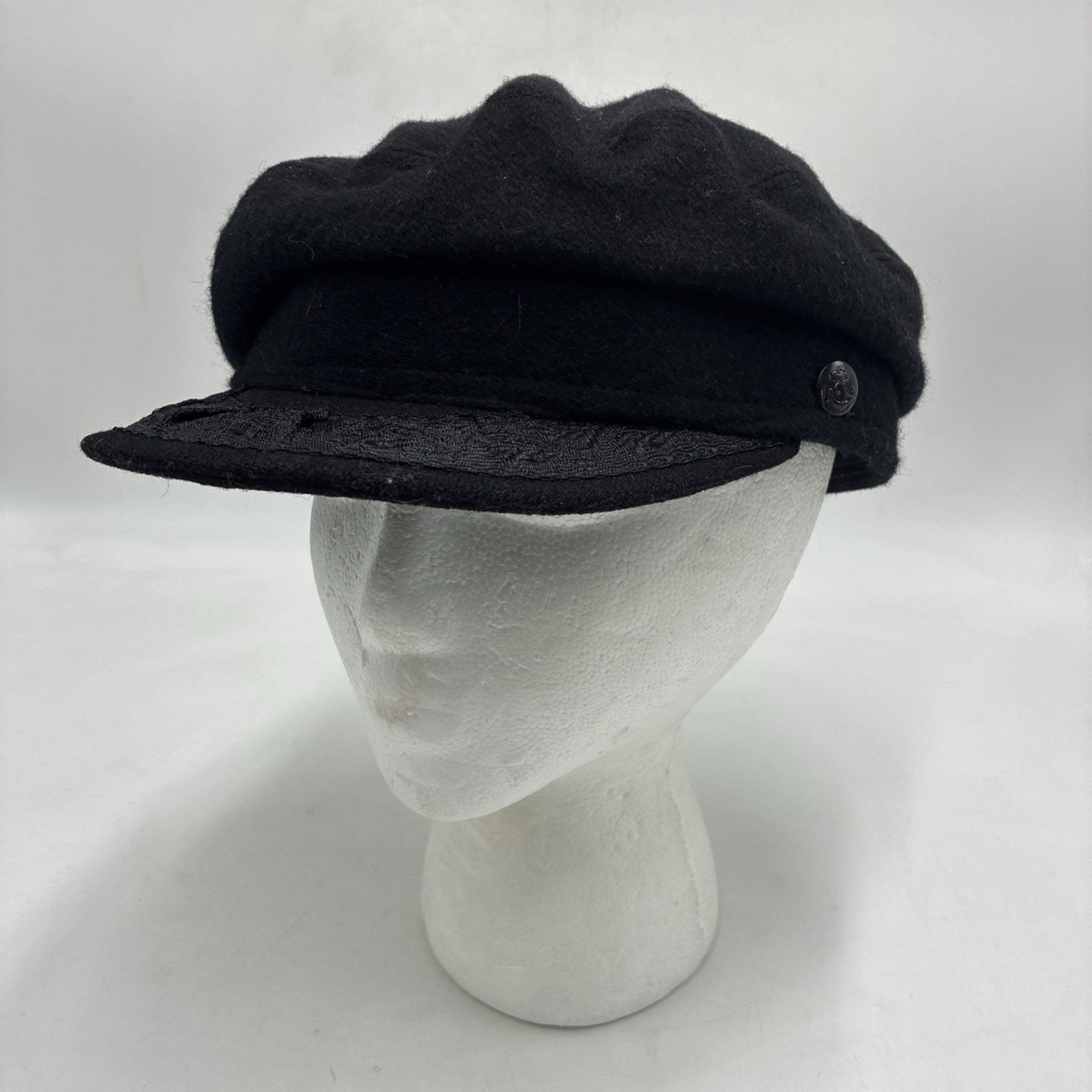 Genuine Vintage Greek Fisherman Greece Aegean Black Wool  display picture 2