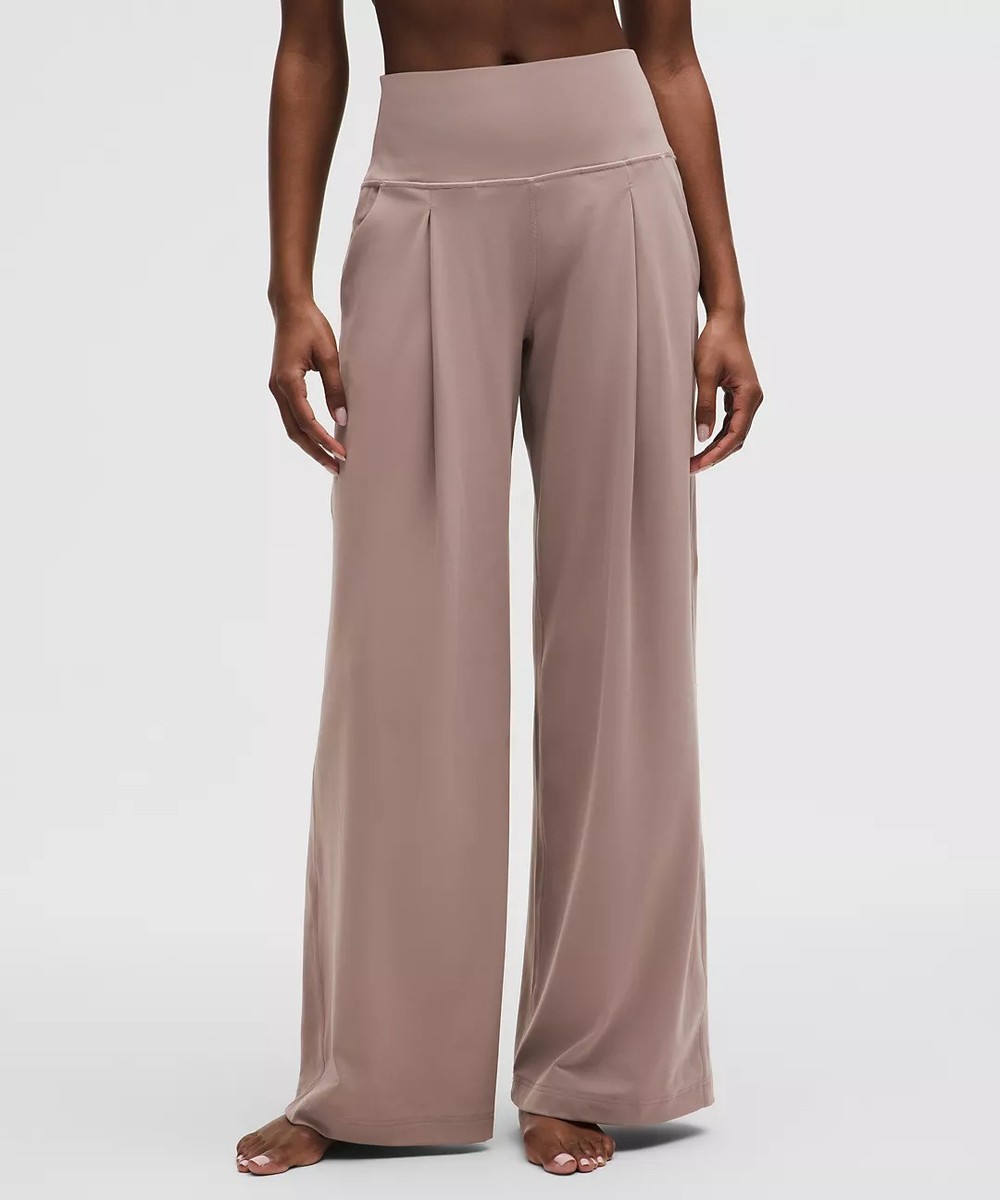 New LULULEMON Ashen Rose Align Wide Leg Palazzo Lounge Pants 4