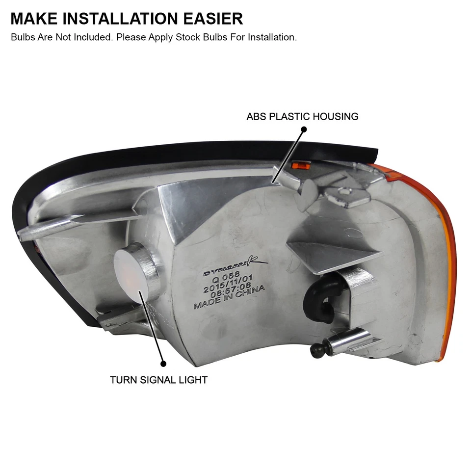 Fits 1995-2001 Subaru Impreza WRX Amber Corner Lights Signal Parking Lamps 95-01 - Изображение 4 из 4