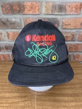 Vintage Kendall Racing Kyle Petty 42 Car Black SnapBack Hat Automotive