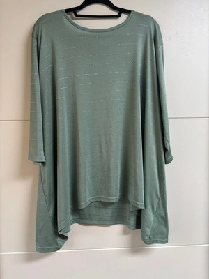 Bluse/T-Shirt Damen von Janina Größe 3XL Mintgrün Gut