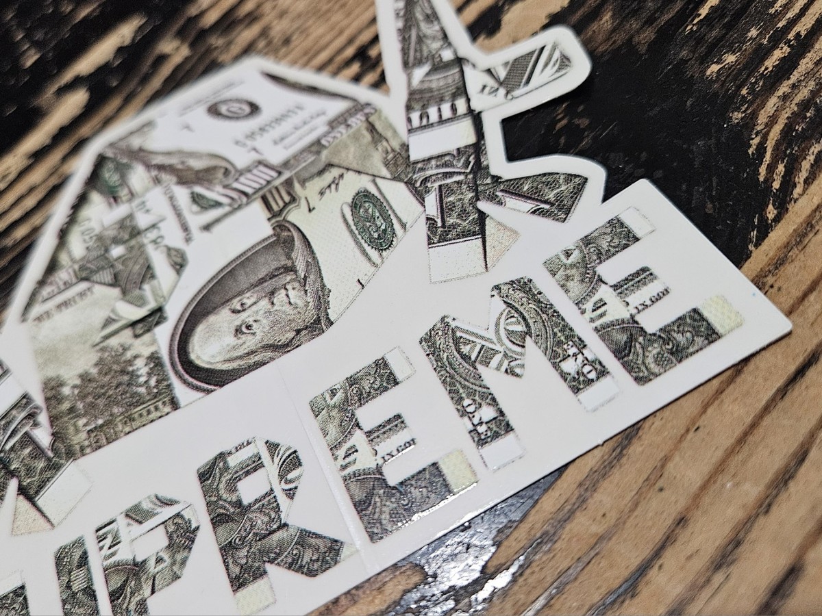 Supreme Origami Money Trap House Benjamin Sticker SS26 | eBay