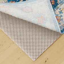 Non Slip Rug Pad Gripper 2x6 Feet 6' x 2' (Rectangular), White