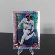2025 Topps Series 1 James Wood SPECKLED RAINBOW FOIL Rookie #181 Nationals