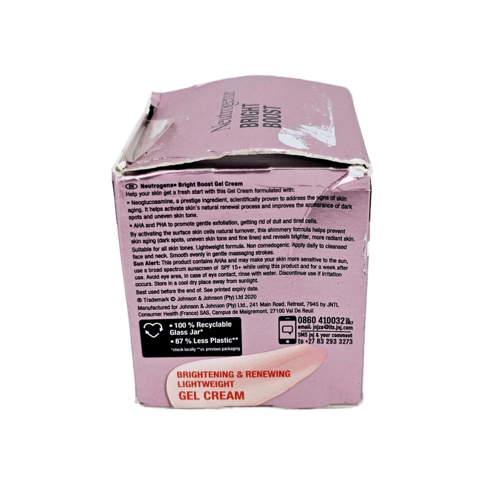 Crema Gel Recuperación Noche Iluminadora Neutrogena Bright Boost Foto 2 de 4