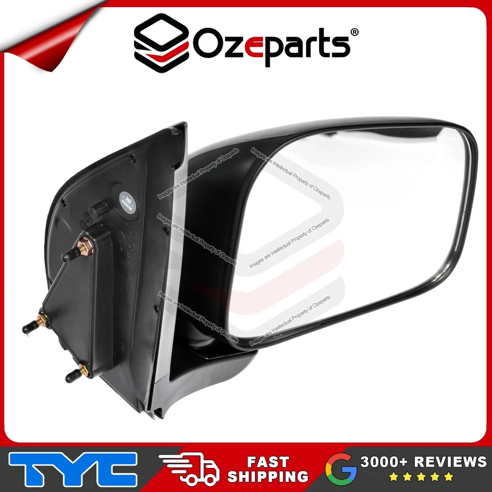 RH Right Hand Manual Door Mirror (Black) For Nissan Navara D40 VSK 2005~2015 - Image 2 of 4