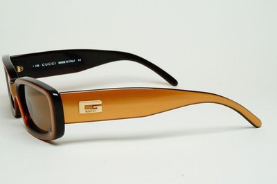 Gucci Sunglasses 1996 Vintage Brown Square Unisex Retro GG 2409/N