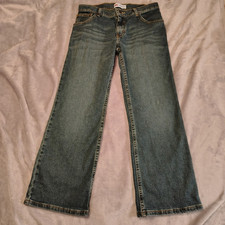 Wrangler Jeans Boys 14 Regular Blue Classic Boot Bootcut Stretch 5-Pocket Youth