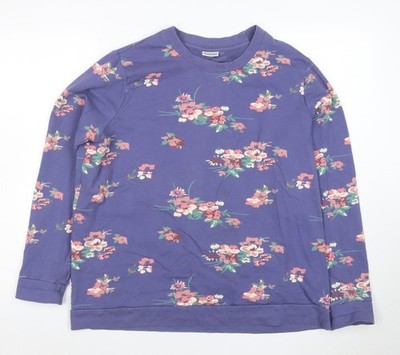 Pullover Sweatshirt Damen UK Größe L Damart Blau
