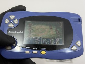 [VGC] Bandai WonderSwan Swan Crystal Blue Violet Console System Boxed VG GoodCon