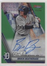 2019 Bowman's Best Auto Green Refractor 23/99 Brock Deatherage #B19-BD Auto 5w7