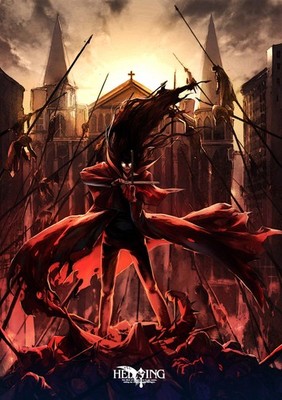 Anime hellsing Custom Gaming Mat Desk 11x17 Poster