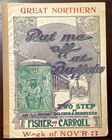 1900 Sheet Music - Put Me Off (Train) at Buffalo (Worlds Fair) Fisher & Carroll — photo 1